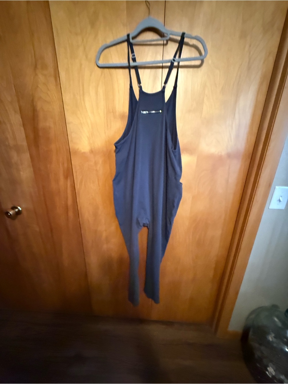 Blue Slate Sleeveless Jumpsuit with Pockets oversize S will fit medium - Picture 3 of 3